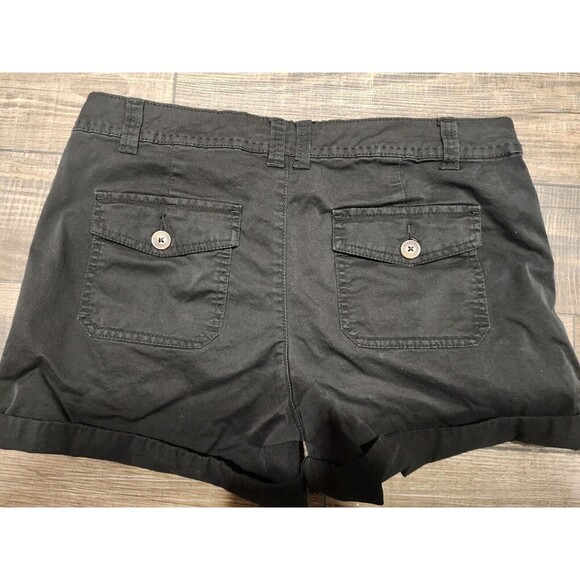 MAURICES WOMEN'S SIZE 9/10 SHORTS BLACK Cotton/spandex - Picture 4 of 5